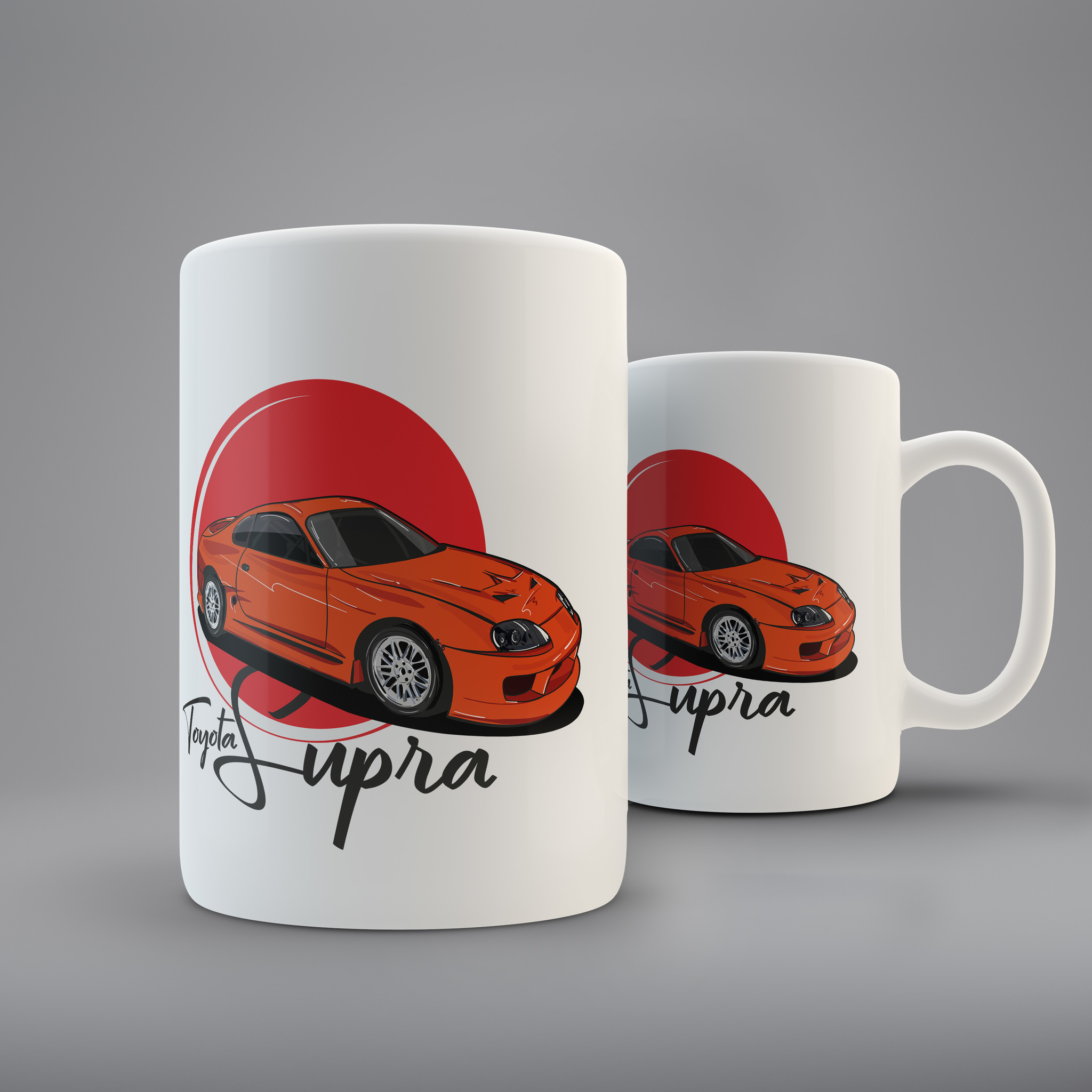 Кружка белая "Toyota_SUPRA"