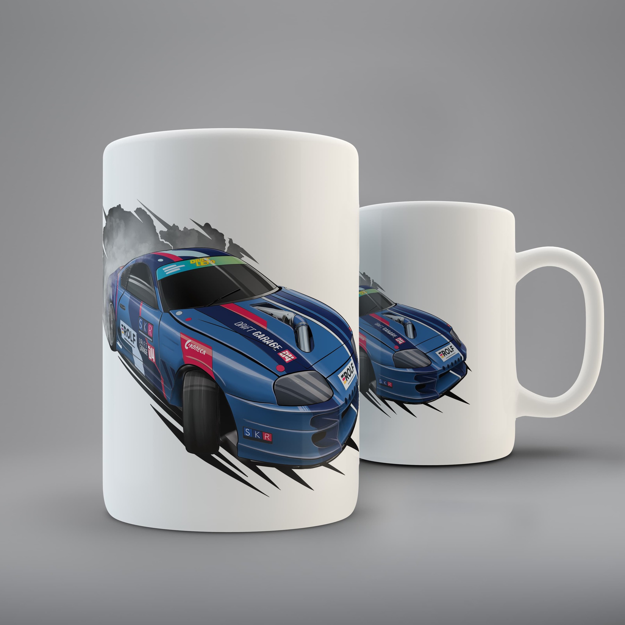Кружка белая "Toyota_SUPRA_2024"